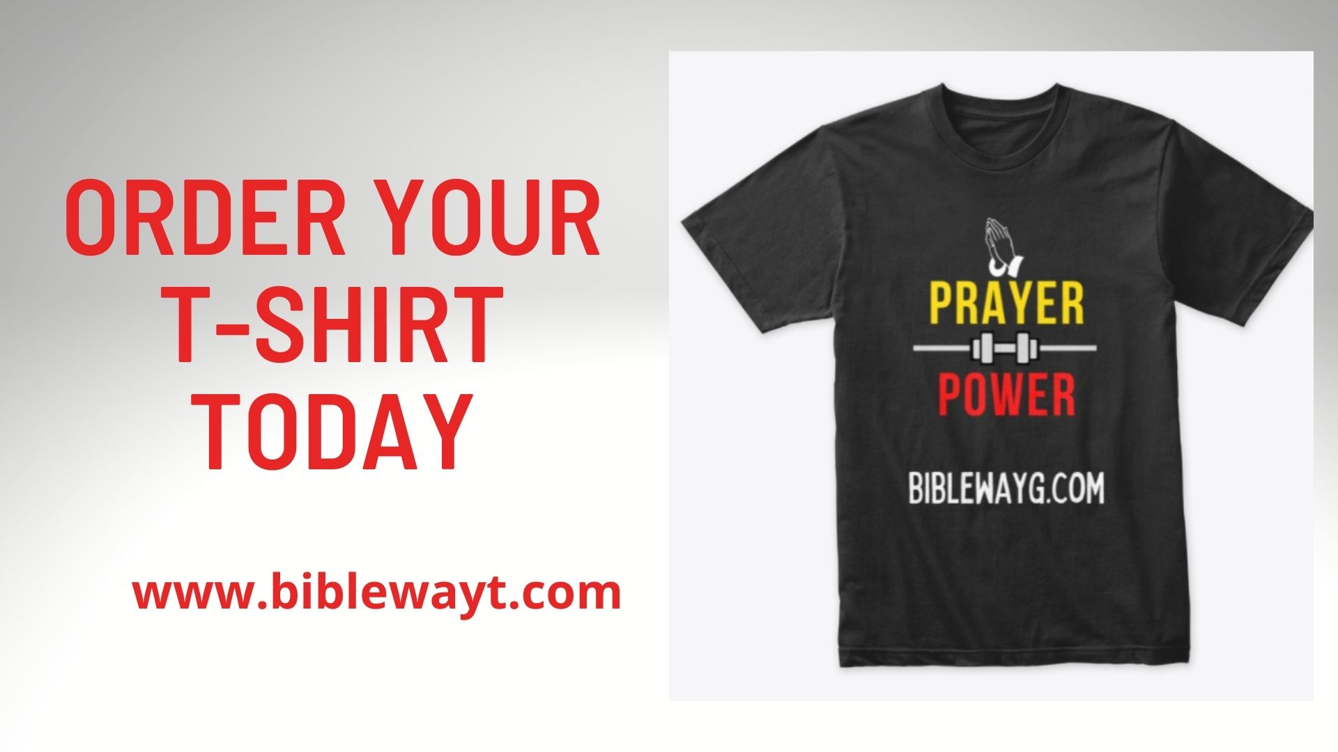 Prayer Power T-Shirts Available